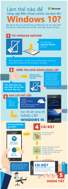 Infographic_Nâng cấp Windows 10 Mobile