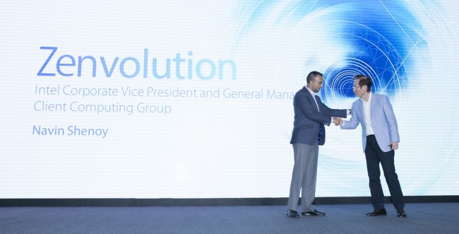 Intel VP Navin Shen joins ASUS Chairman Jonney Shih at Zenvolution