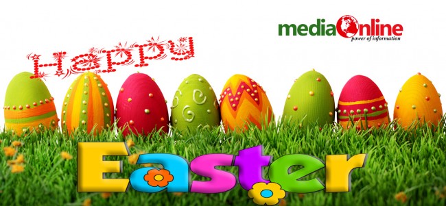 Colorful easter eggs