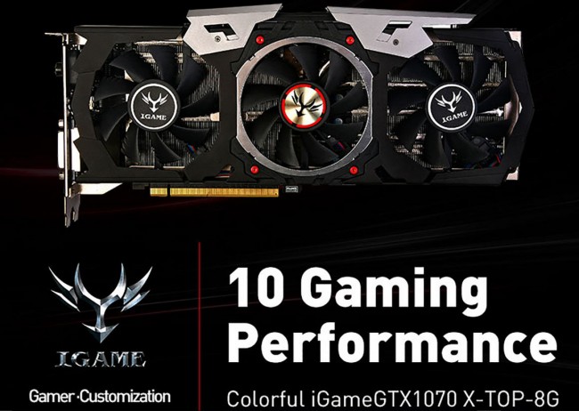 Colorful iGame GTX 1070 X-TOP-8G-01