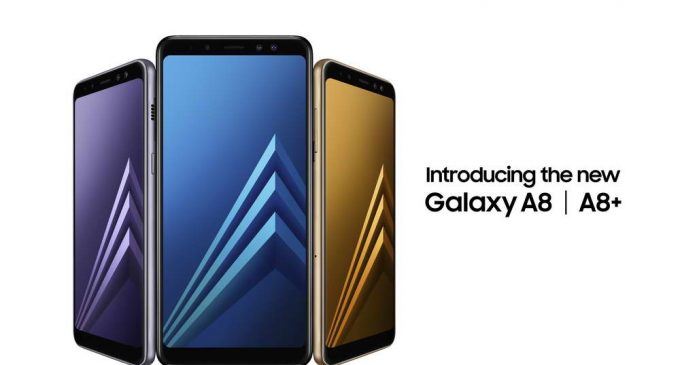 Samsung Galaxy A8(2018) và A8+(2018) với camera selfie kép và màn hình vô cực