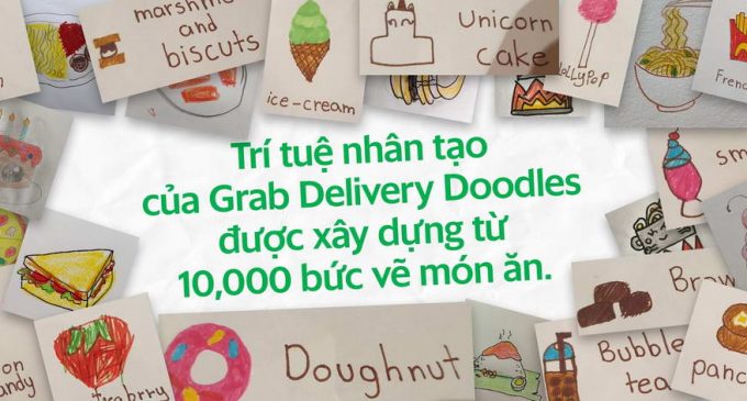 Grab ra mắt Delivery Doodles, biến nét vẽ của trẻ thành món ăn giao đến tận tay với sự trợ giúp từ AI của Google