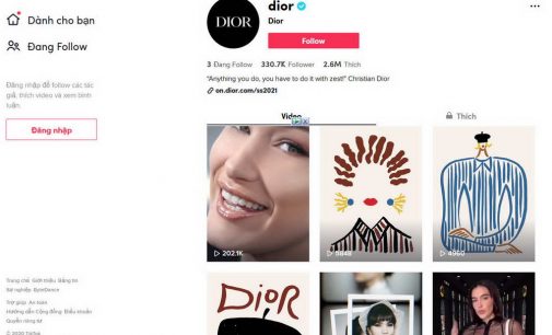 Dior biến TikTok thành sàn diễn thời trang trong Tuần lễ Thời trang Paris Xuân – Hè 2021