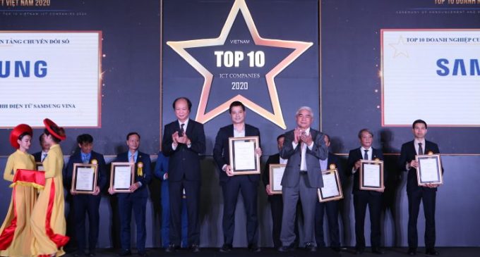 Samsung Vina trong Top 10 Doanh nghiệp cung cấp nền tảng chuyển đổi số hàng đầu Việt Nam 2020