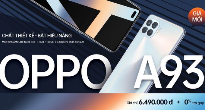 OPPO A93 có giá mới nhân dịp Tết Tân Sửu 2021