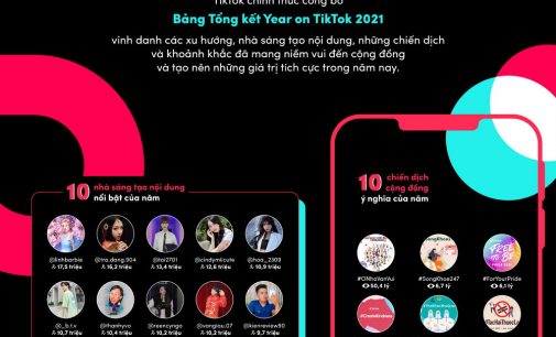 Bảng Tổng kết Year on TikTok 2021 ở Việt Nam