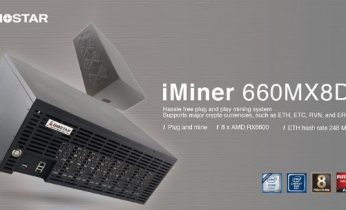 Thiết bị đào coin BIOSTAR iMiner 660MX8D2 với 8 GPU