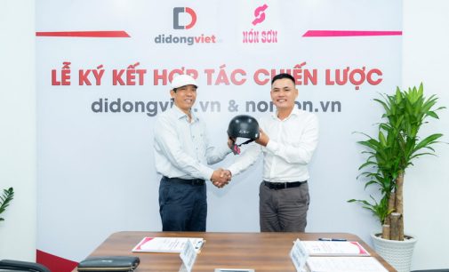 Di Động Việt hợp tác với Nón Sơn tặng nón bảo hiểm cho khách mua iPhone 14 series
