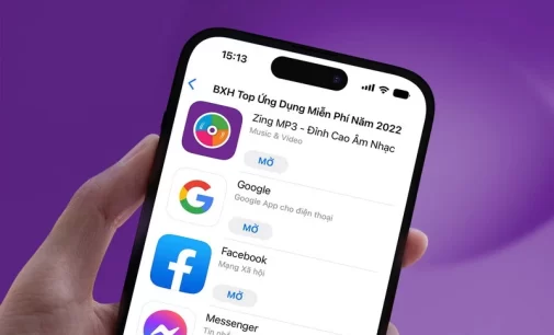 Zing MP3 là nền tảng nhạc số duy nhất có mặt trong bảng xếp hạng App Store 2022 tại Việt Nam